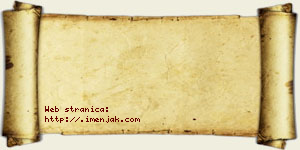 Olga Aksentijević vizit kartica